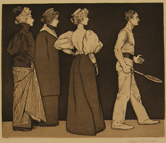 Kirchner Eugen - Die Tennisspieler